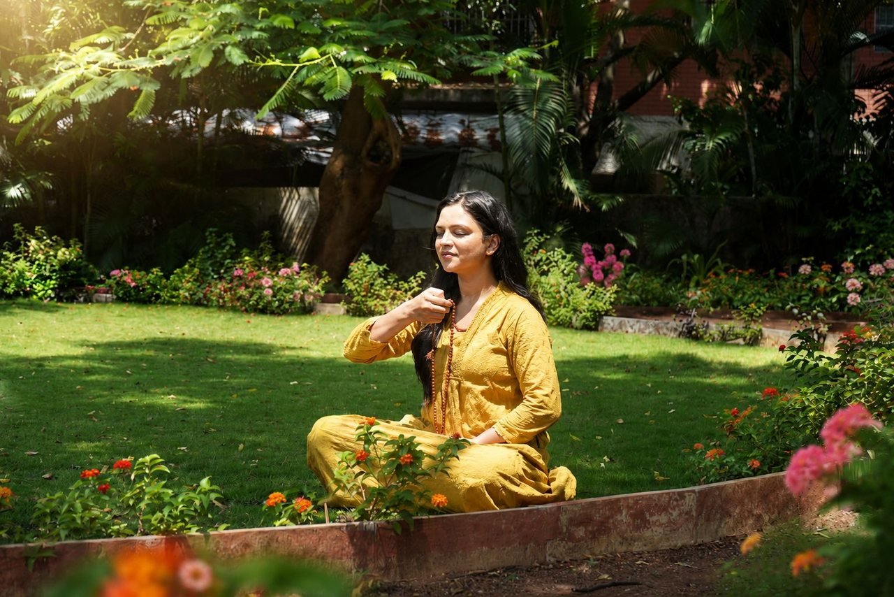 Ar. Pradnya Pratik Sawant in meditation